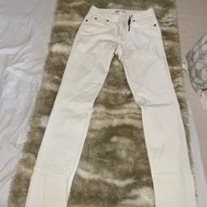 White Burberry jeans